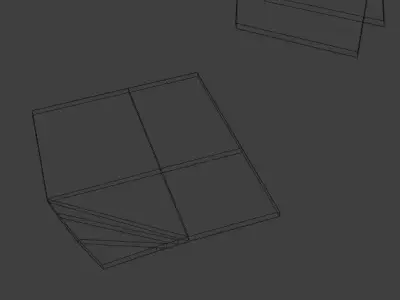 Dark London Atmospheric 3D Scene in Blender Low-poly 3D model