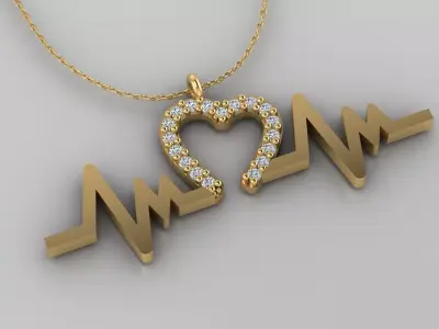  Pendant P194 3D Print Model 3D print model