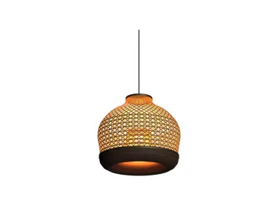 Bamboo Pendant Lamp Free 3D model