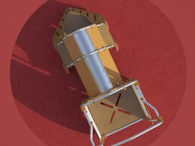 kids playground THE LOCOMOTIVE JMA-0448 3D model