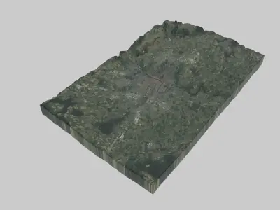 PRAGUE City Low-poly 3D model