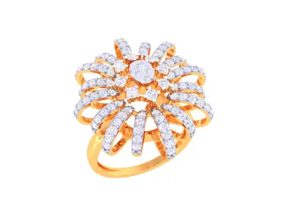  Women Ring MTL 3dm STL OBJ FBX Details 3D print model 14