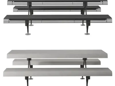 Artform Urban Furniture Air Picnic Table 3D model