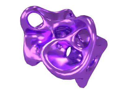 Abstract Shape v27 004 Low-poly 3D model