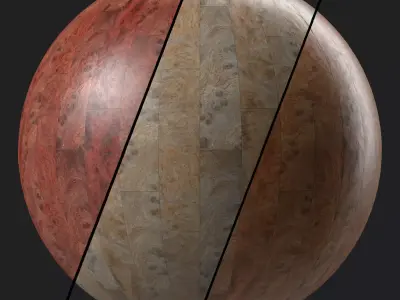 Parquet Materials 44- Sbsar Seamless PBR 4k Texture