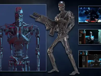 Terminator T-800 3D model