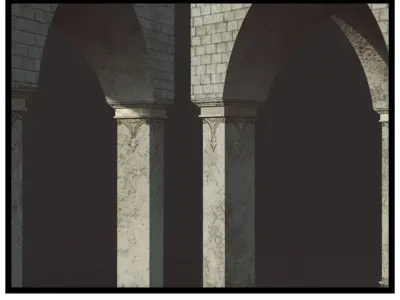 Roman Arch Model Low-poly 3D model
