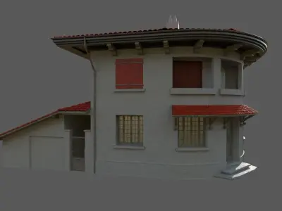 French Post Office 3D model
