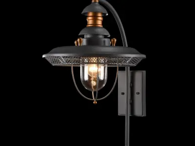 Wall Lamp Magnificent Mile S105-57-01-G Maytoni Outdoor Free 3D model