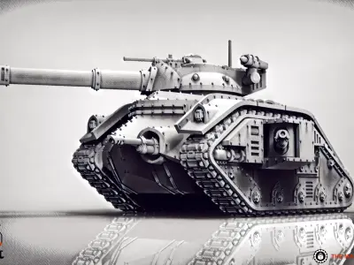 Feudal Guard Battle Tank 3D print model