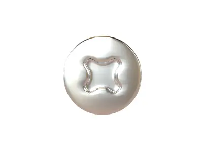 Screw v5 002 Low-poly 3D model
