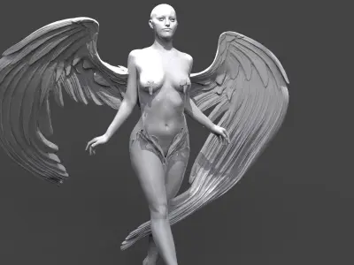 Eve Angel Model Sculpture 3  3D model