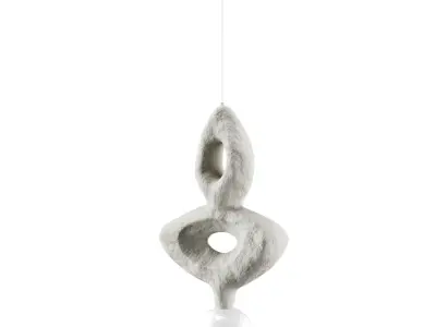 Rising Light Pendant Low-poly 3D model