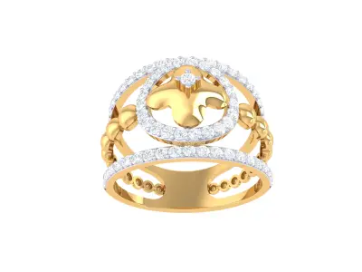  Women Ring MTL 3dm STL OBJ FBX Details 3D print model 70