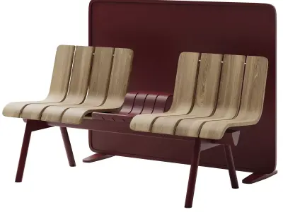 Ethimo Ace Bench by Patrick Norguet 3D model