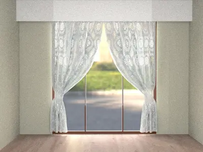 Curtain 3D model 15