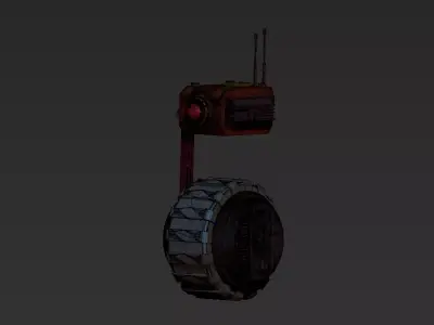 Sci-Fi Robot Head STL  Mechanical Toy Figure for 3D Printing 3D print model