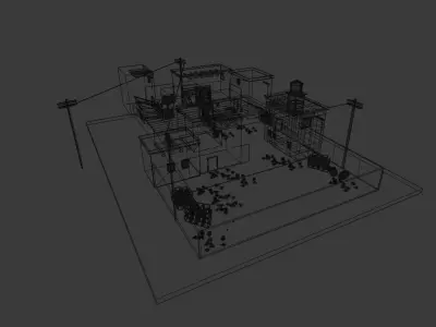 GAME LEVEL DESIGN 3D model