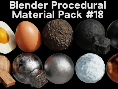 Blender Procedural Material Pack 18 Texture