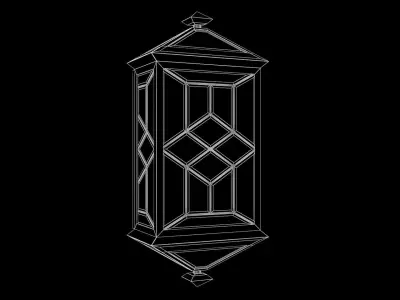 Fine Art Lamps Oxfordshire 880781ST 3D model