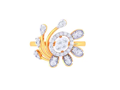 Women Ring MTL 3dm STL OBJ FBX Details 3D print model 34