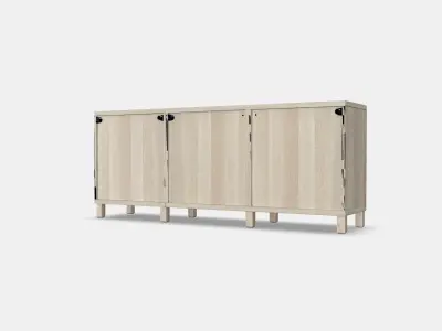 BESTA Storage combination with doors 63 Low-poly 3D model