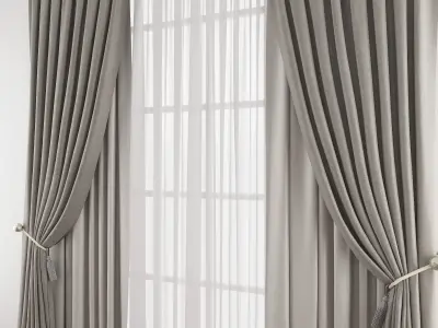 Curtain 357    3d model 3D model