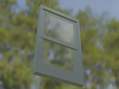 Free animated window Free 3D model