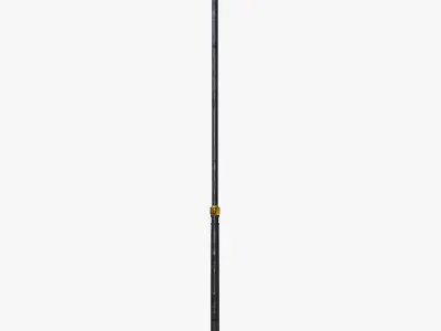 Cast iron street light lamp with 4 luminaries  3D model