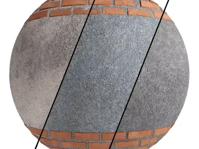 Cement Materials 6 - By 3 color Pbr By Sbsar 4k Texture