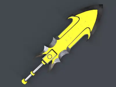 Sci-Fi Sword V4 - 02 Low-poly 3D model