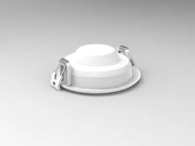 LED Light Low Poly 3D Model for WebGL and Printing Ready Low-poly 3D model