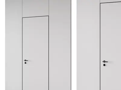 Door set 12 3D model