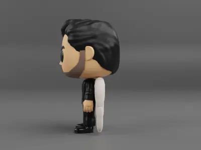 Lucifer Morningstar funko pop from the tv show lucifer 3D print model