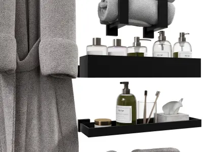 Decorative Bathroom Set 7 3D model