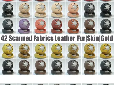 42 Fabric Materials PBR Texture