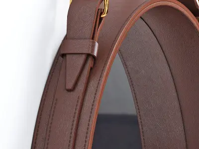 Adnet Wall Mirror 3D model