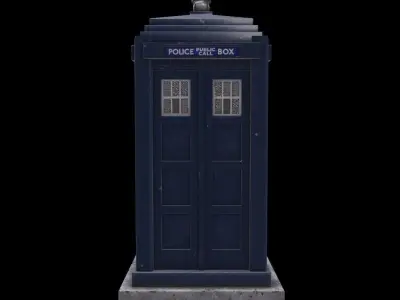 Police Box 3D model