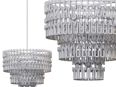 Chandelier Marignan Round Chandelier 60 by lalume 3D model