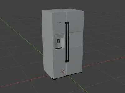 Fridge-freezer Bosch 3D model 3D model