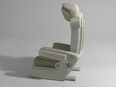 Futuristic sci-fi chair 3D model