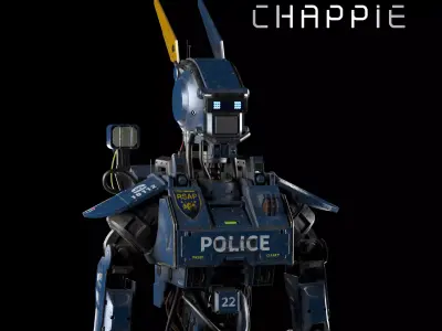 Chappie 3D model robot 3D model