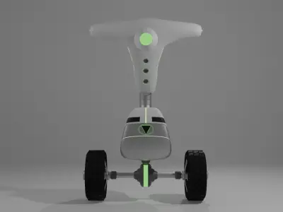 Rover Robot Low-poly 3D model