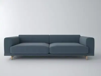 MUUTO Rest Sofa larg 3D model