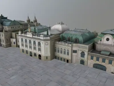 Nice Opera Casino Low-poly 3D model