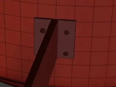 Hans Agne Jakobsson Ceiling Lamp Model T4938 3D model