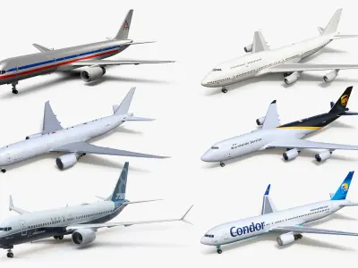  Boeing Airplanes Collection 