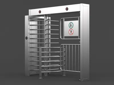 Turnstile Gate 3D model