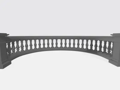Concrete Balustrade 3D print model order