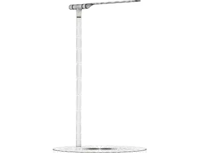 Black Desk Lamp 3D Model 3D model